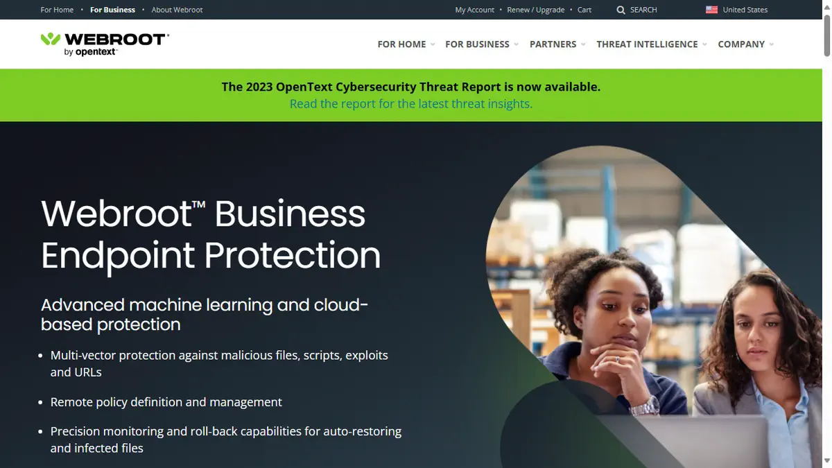 Web’s Webroot Business Endpoint Protection